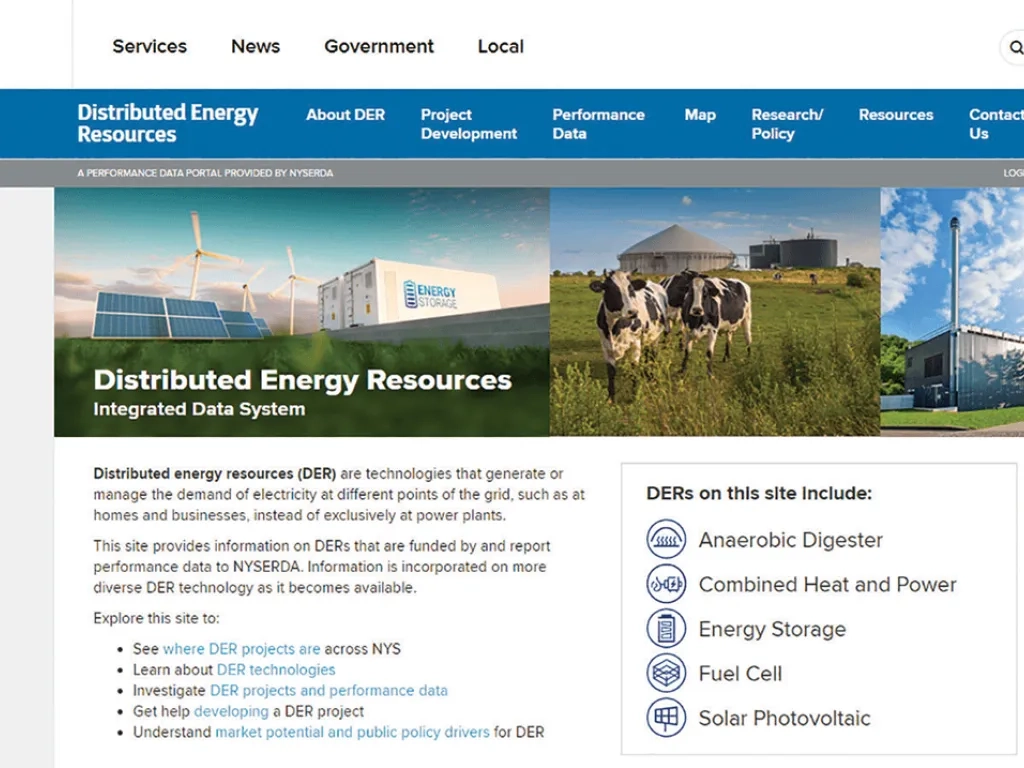 Distributed Generation - CHP Integrated Data System